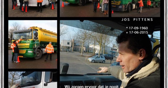 collage van Jos in aktie